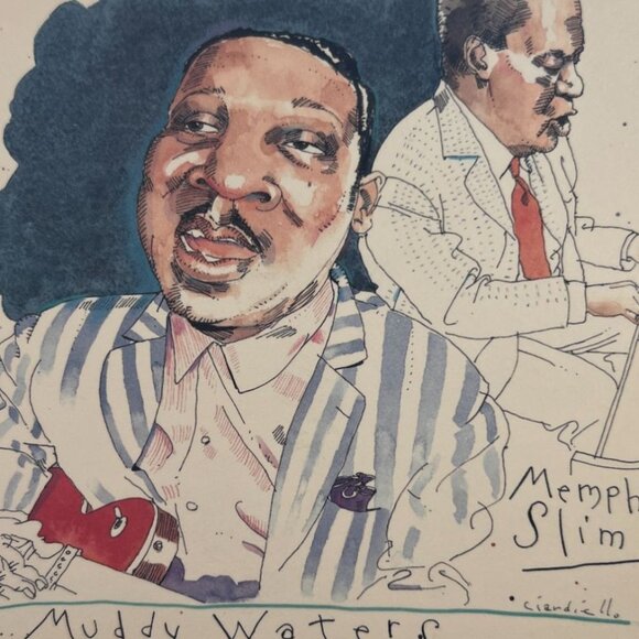 Vintage 90s Chicago Blues Masters Volume One: Muddy Waters & Memphis Slim CD - Picture 1 of 4